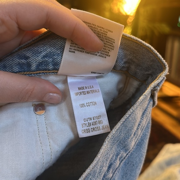 AGOLDE criss cross jeans - Picture 3 of 7